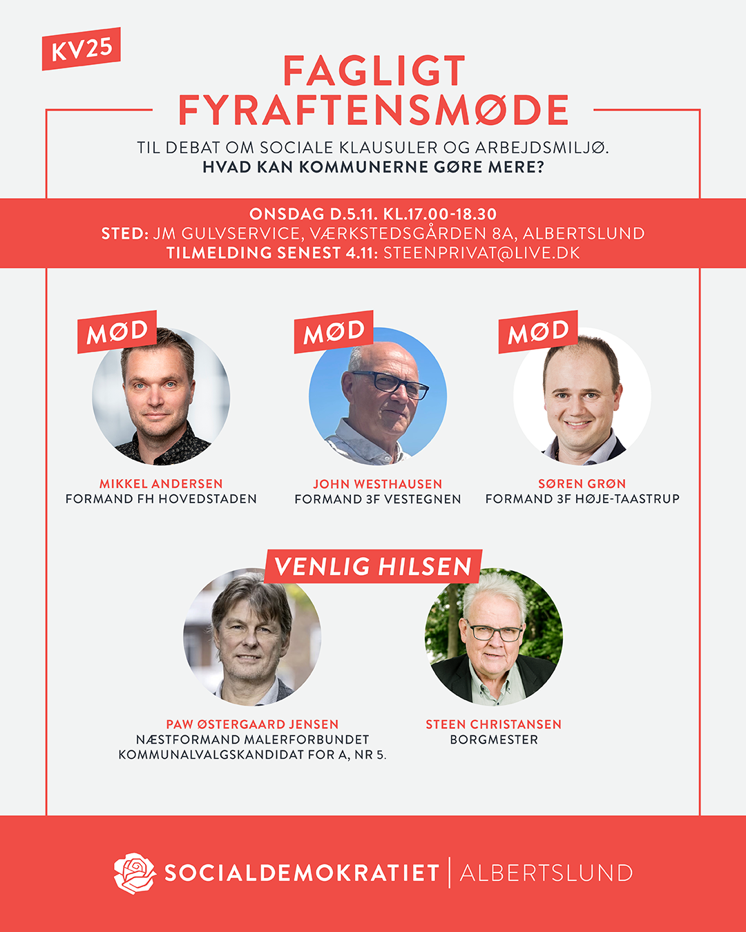 Fagligt fyraftensmøde
